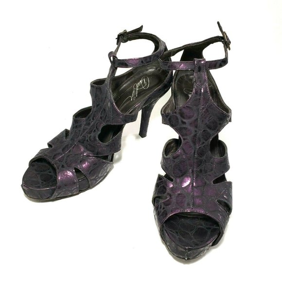 Donald Pliner Platform Strappy Glula High Heels - Picture 1 of 10